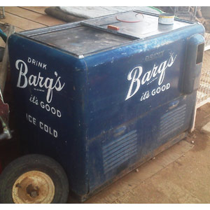Antique Barqs Cooler
