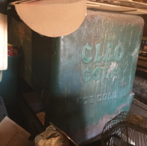 Antique Cleo Cola Cooler