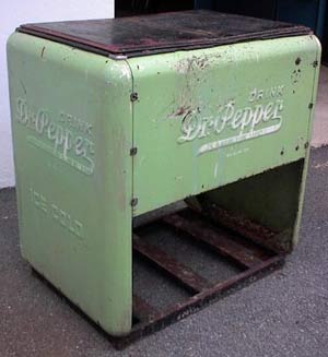 Dr Pepper Antique Soda Cooler