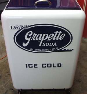 Vintage Grapette Soda Cooler