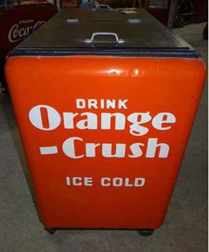 Orange Crush Quikold Master Soda Cooler